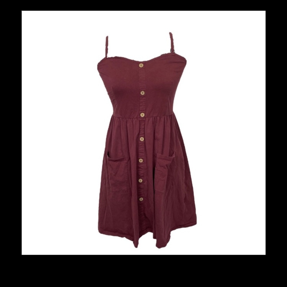 🎊KIHLIG (AMAZON) Maroon Midi Dress